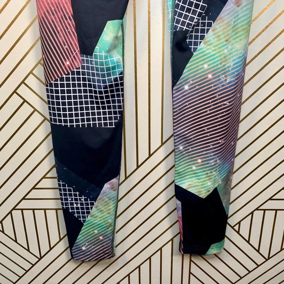 Reebok Cosmos Lux Bold Tight Speedwick Galaxy - Picture 9 of 10